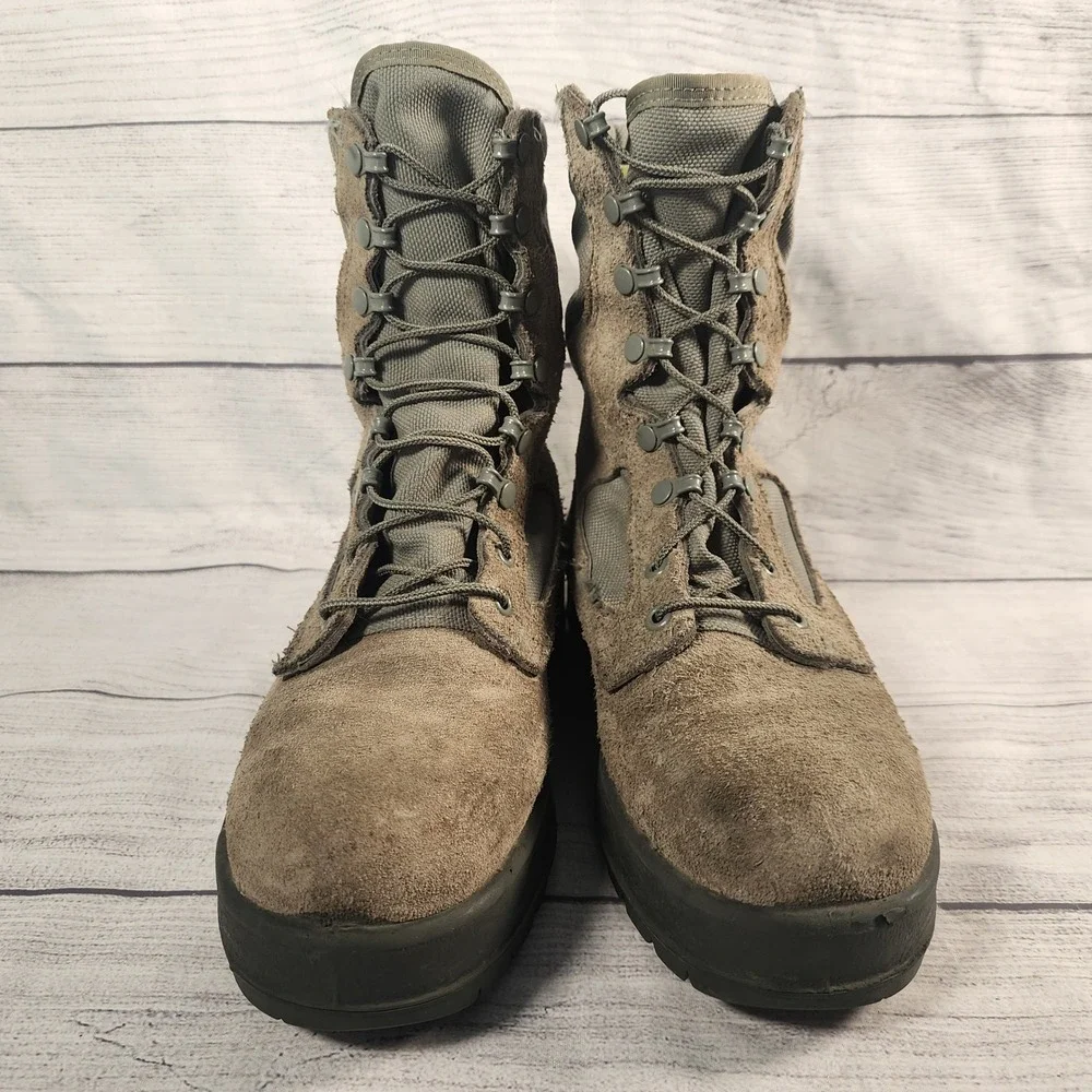Altama Air Force TW Sage Green Gore-Tex Military Flight Boots Vibram Size 8 RF